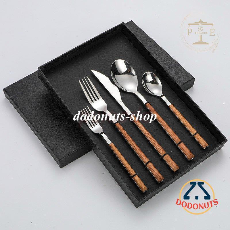 食器セット　スプーン　フォーク　ナイフ　ステンレス製　真鍮風　レトロ 食器セット スプーン フォーク ナイフ ステンレス製 真鍮風 レトロ