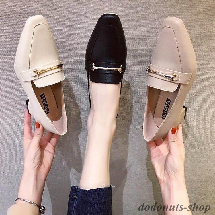 パンプス 春靴 レディース レザーシューズ ローファー パンプス 春靴 レディース レザーシューズ ローファー