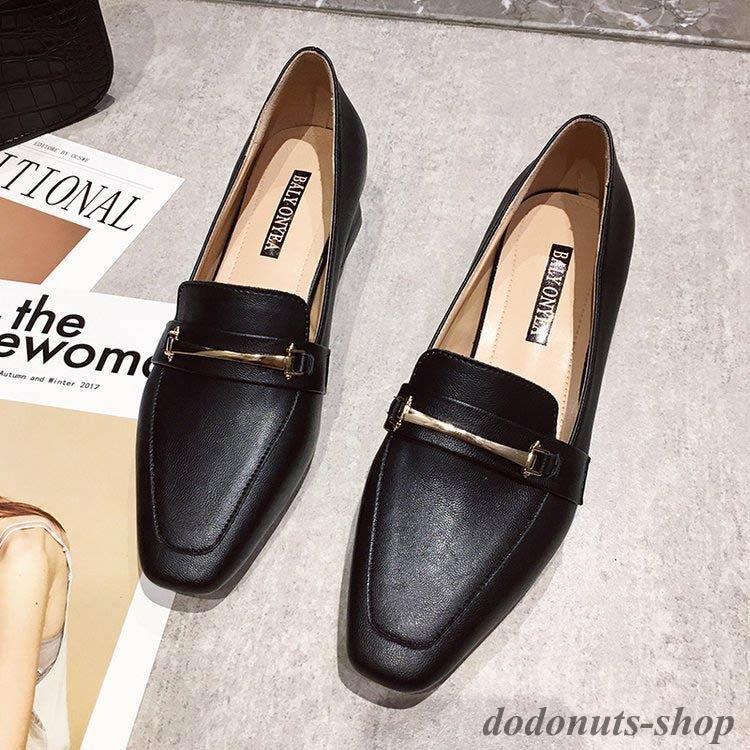 パンプス 春靴 レディース レザーシューズ ローファー パンプス 春靴 レディース レザーシューズ ローファー