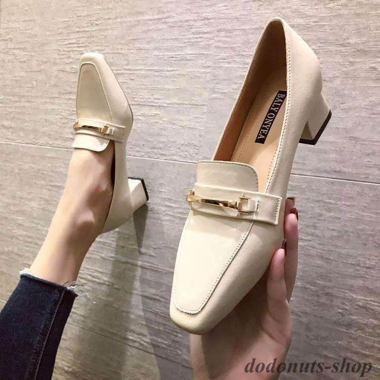 パンプス 春靴 レディース レザーシューズ ローファー パンプス 春靴 レディース レザーシューズ ローファー