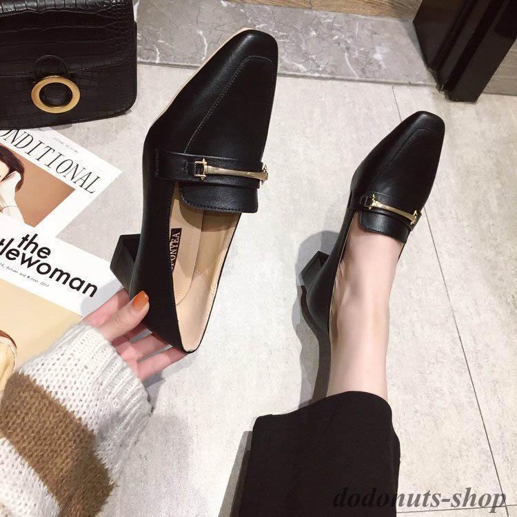 パンプス 春靴 レディース レザーシューズ ローファー パンプス 春靴 レディース レザーシューズ ローファー