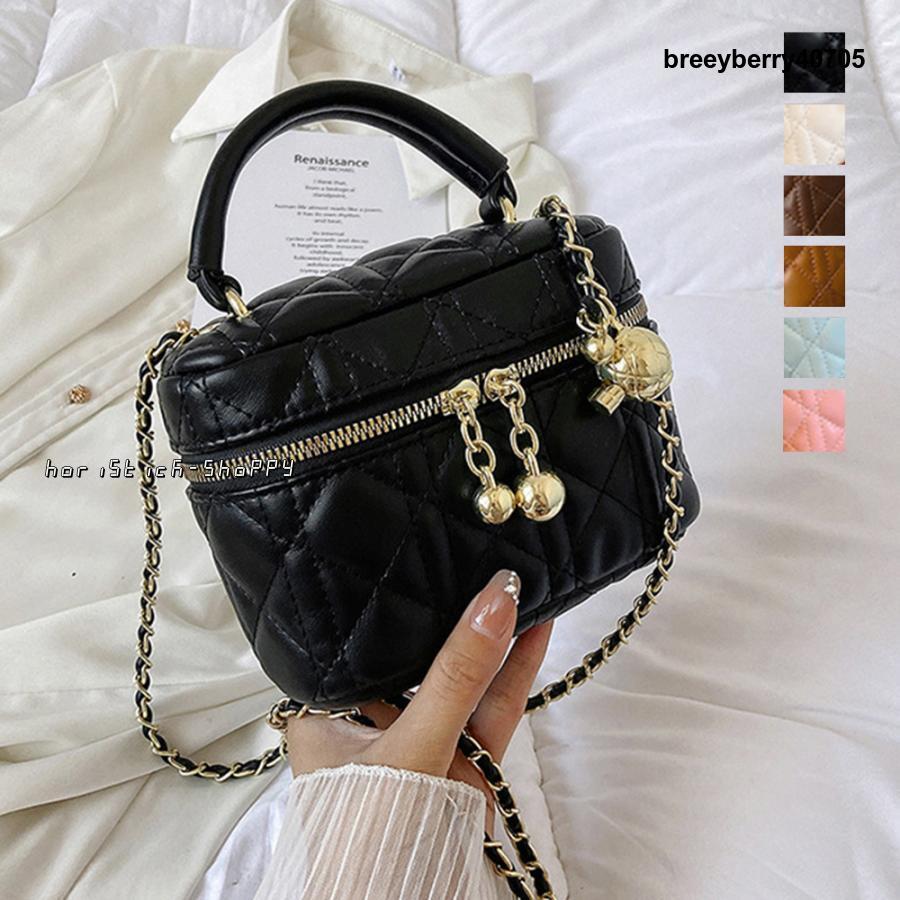 キルティング ショルダーバッグ ミニバッグ レディース バニティ