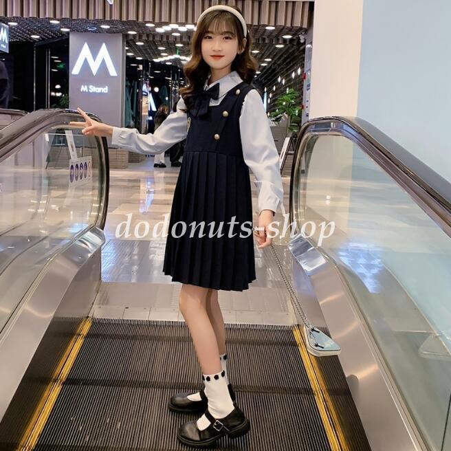 [大人気]入学式 ワンピース 女の子 子供ドレス 発表会 フォーマル　卒業式 子供 ドレス 入学式 150 160 ピアノ発表会 キッズドレス 女の子