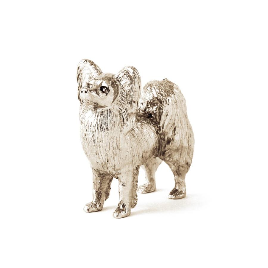 【※要 発送期間 約1〜3ヶ月】 パピヨン イギリス製 アート ドッグフィギュア コレクション｜dog-arts