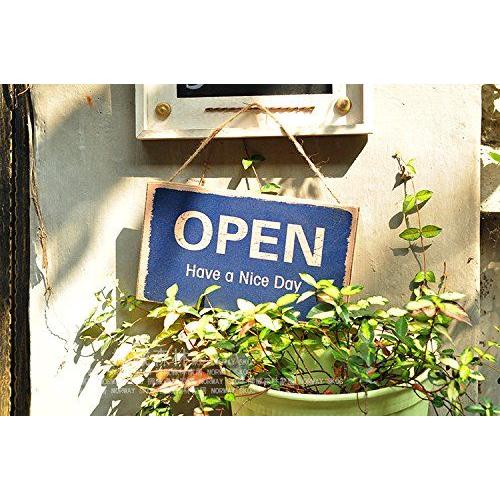 ヨーロッパ レトロ モダン アンティーク調 デザイン オープン 木製看板 ブルー 0063 Dog Fight 通販 Yahoo ショッピング