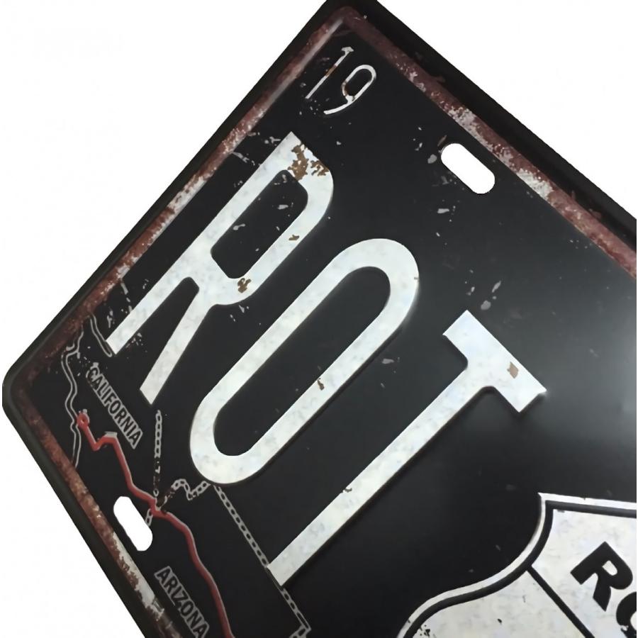 ルート66 ROUTE66 スチール おしゃれ ナンバープレート アメリカ ルート66 ROUTE66 スチール おしゃれ ナンバープレート アメリカ