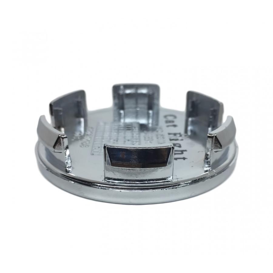 車 ホイール センターキャップ 汎用 外径 58mm シルバー メッキ ハブ