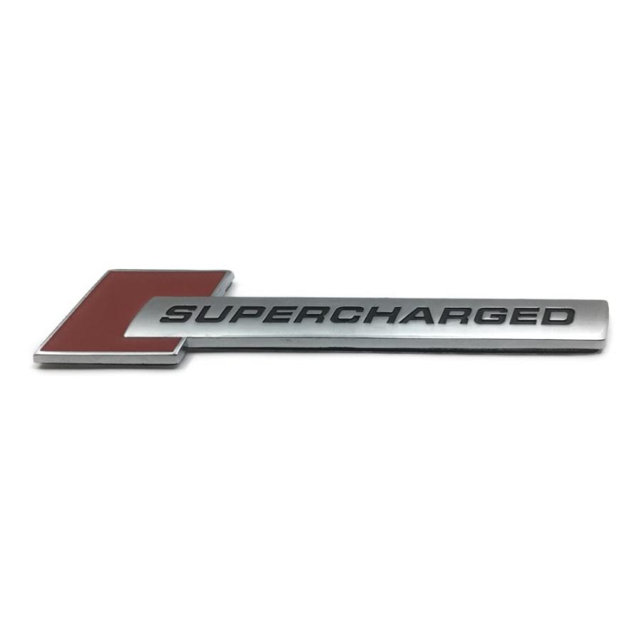 スーパーチャージャー SUPERCHARGED エンブレム 金属 ステッカー シール｜dog-fight｜03