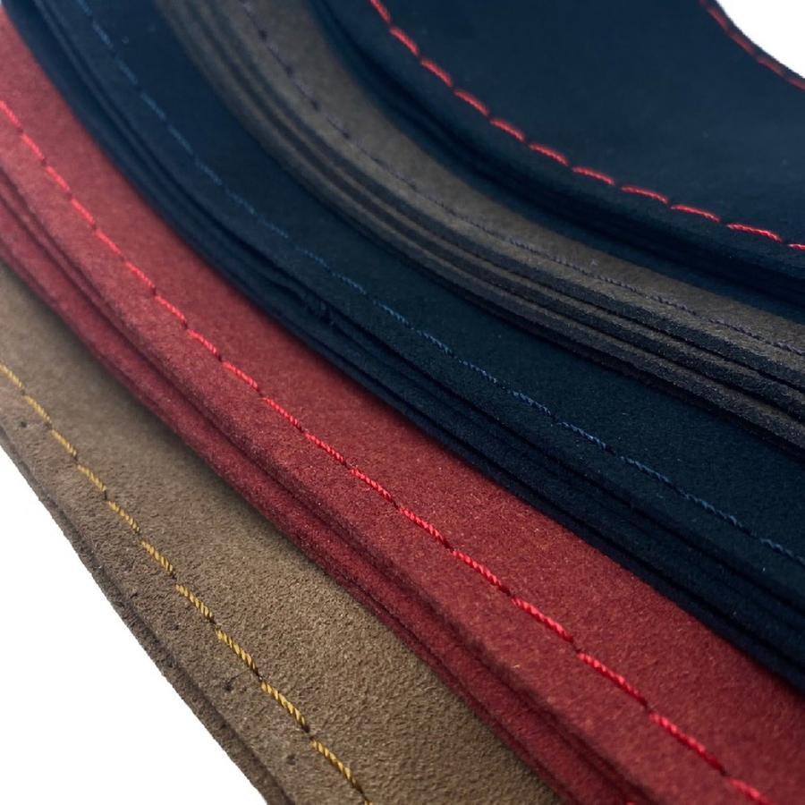 ハンドルカバー スエード 編み込み式 ステアリングカバー編み込み 37cm 38cm 送料無料 |  | 06