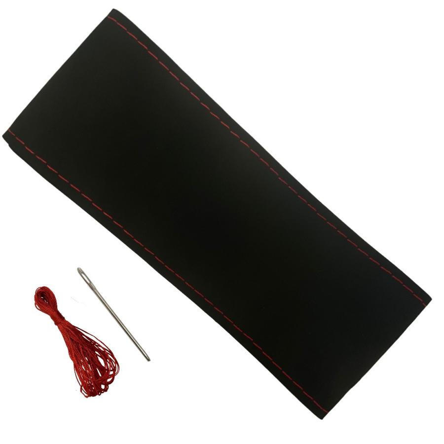 ハンドルカバー スエード 編み込み式 ステアリングカバー編み込み 37cm 38cm 送料無料 |  | 16