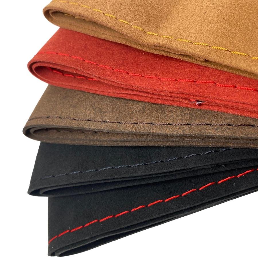 ハンドルカバー スエード 編み込み式 ステアリングカバー編み込み 37cm 38cm 送料無料 |  | 07