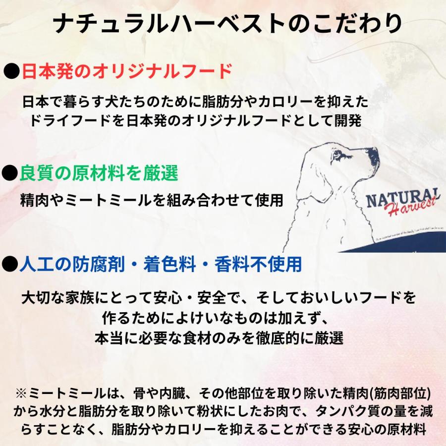 ドッグフード 大型犬 シニア ナチュラルハーベスト ラム NATURAL