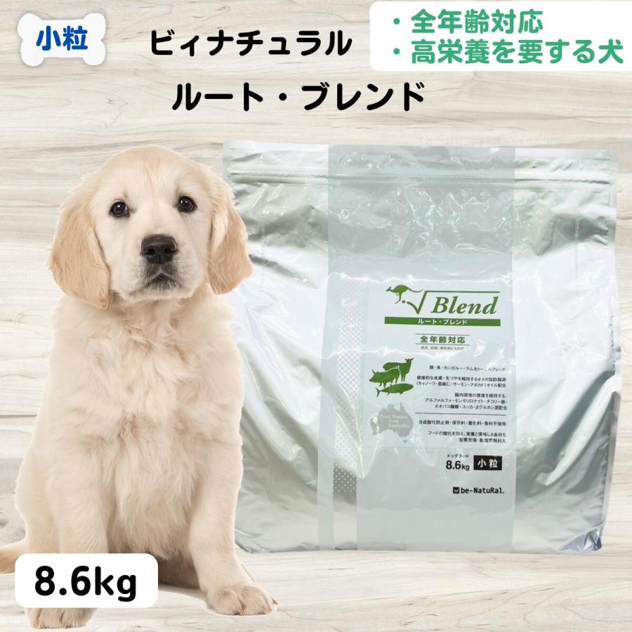 ビィナチュラル 無添加 ドッグフード ルート・ブレンド 小粒 8.6kg 