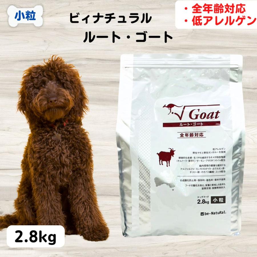 ビィナチュラル 無添加 食餌療法食 ドッグフード ルート・ゴート 小粒