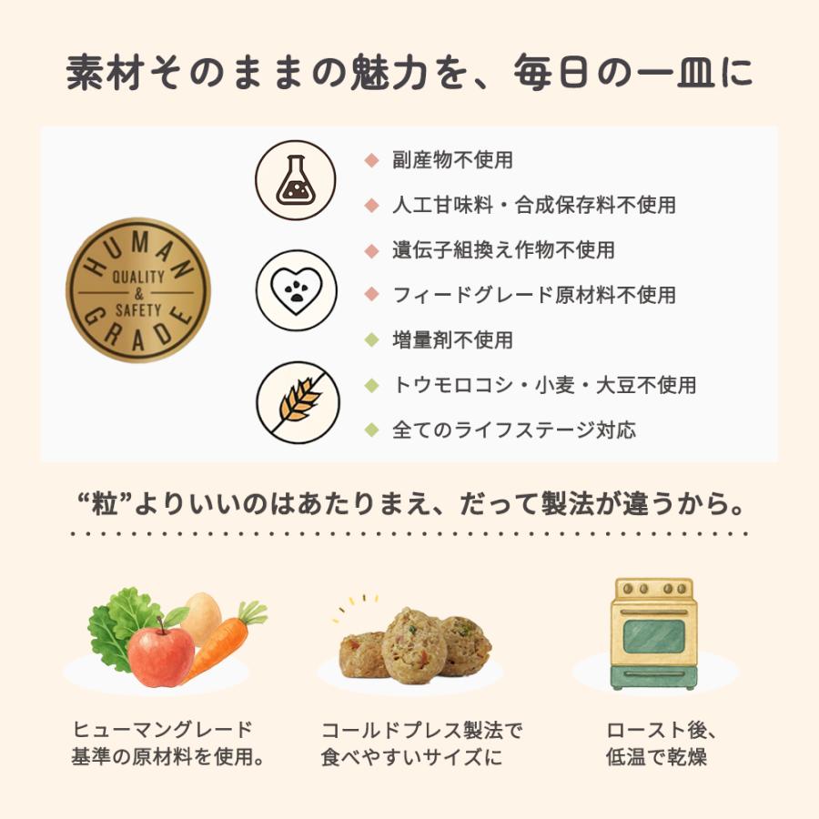 オネストキッチン クランチ グレインフリー チキン 1.8kg_3