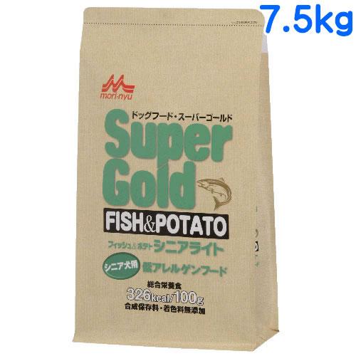 森乳サンワールド　ドッグフード　フィッシュ＆ポテト　シニアライト　7.5 kg Super Gold 森乳サンワールド スーパーゴールド フィッシュ＆ポテト
