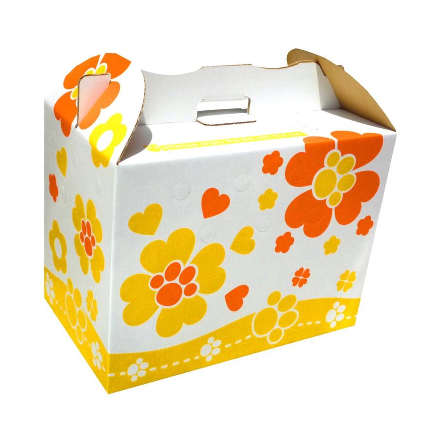 ペットボックス ワンクローバー イエロー Lサイズ ダンボール製キャリー 20枚セット