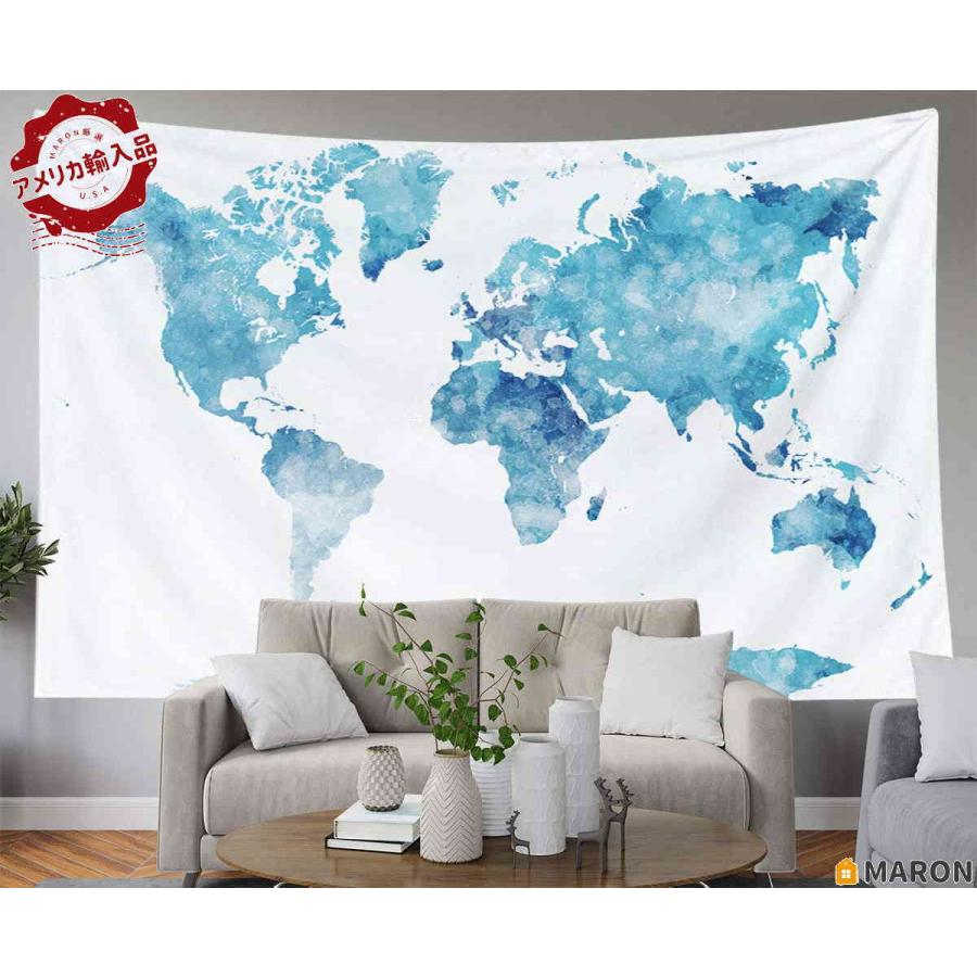 超目玉 Capsceoll マップタペストリー ブルー タペストリー 世界地図タペストリー 子供の宝物マップタペストリー 世界地図タペストリー ブルータペスト タペストリー Www Ellepiserramenti It