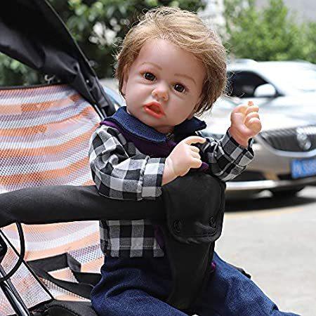 日本製 58センチメートルリボーン幼児男の子人形23 新生児人形かわいいベビードールフルシリコーン誕生日ギフトプレイハウス おままごとやごっこ遊びに最適 おもちゃ Tycoon Finance Mn