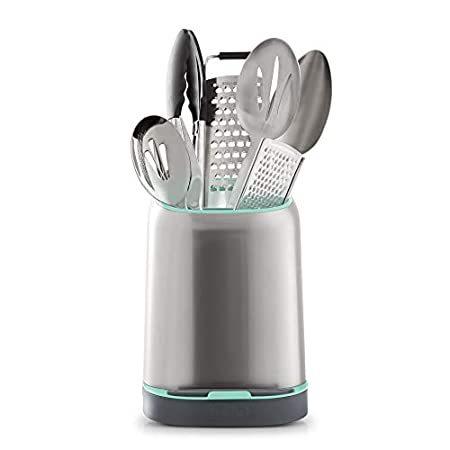 新しいエルメス Dash SmartStore ア 食洗機対応 マルチコンパートメント 泡立て器 おたま 缶切り スパチュラ スマートフォン対応 キッチン用品ホルダー ミルク泡立て器