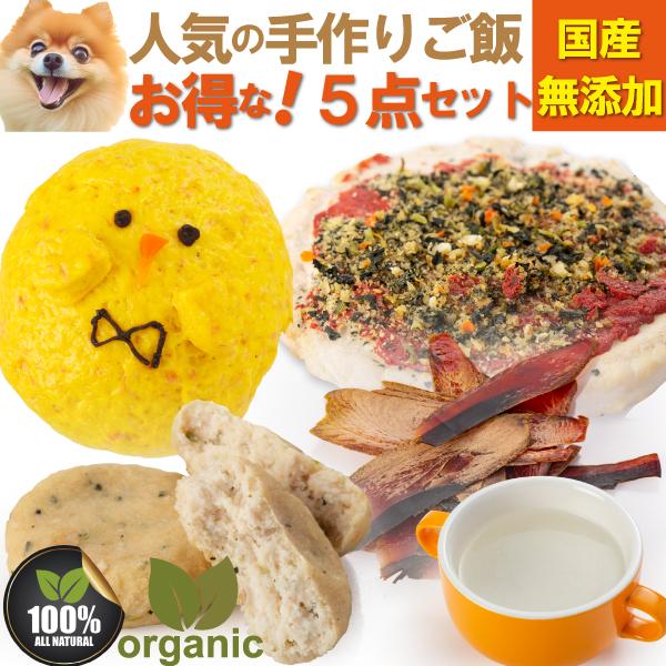 ドッグダイナー 犬用 無添加 お得セット 手作りごはん 詰め合わせ 5種