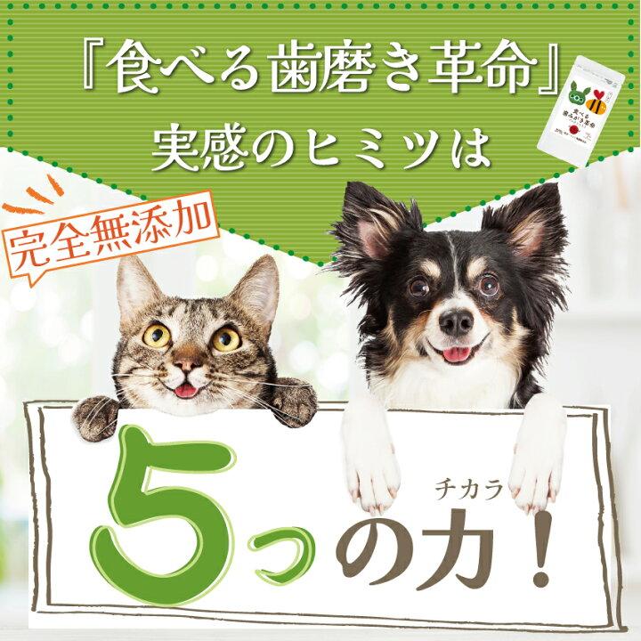 犬 猫 歯石・ 歯垢 サプリ(食べる 歯磨き 革命 100g)無添加