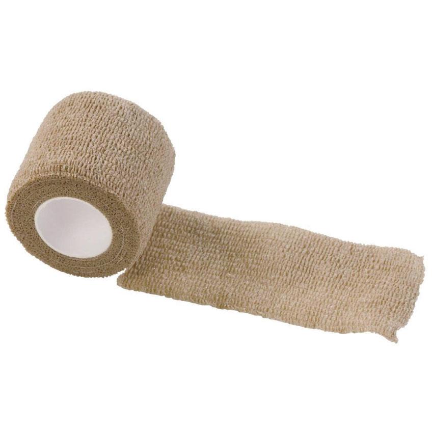 猫 犬 ペット用 包帯 伸縮 可愛い 粘着包帯 自己粘着 粘着テープ ガーゼ テープ 人にも使える 怪我予防 老犬 介護 床ずれ テーピング フットプリント 5巻入り 人気が高い