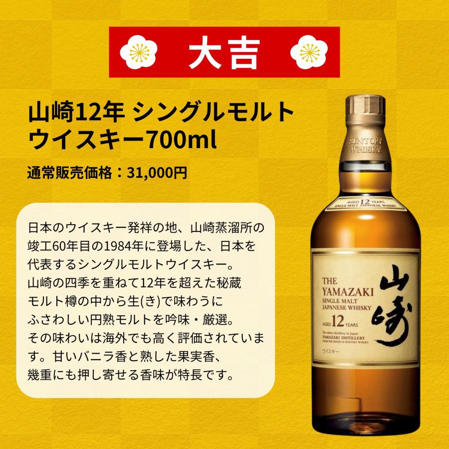 山崎　マッカラン 7/2販売開始／【黄金の強運みくじ】【466口限定】 ザ・マッカラン200