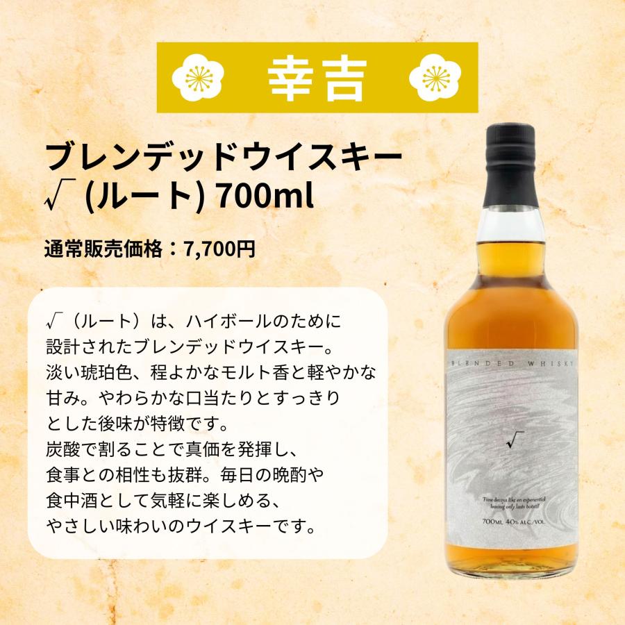 特別企画】【第5弾】【ウイスキーみくじ 466口限定】響21年 山崎12年