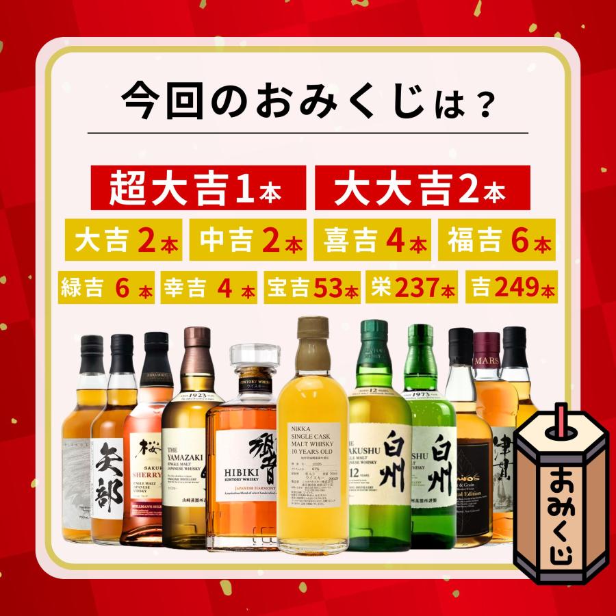 7/15販売開始／【夏祭り 豪運みくじ 第1弾】【566口限定】 ニッカ10年