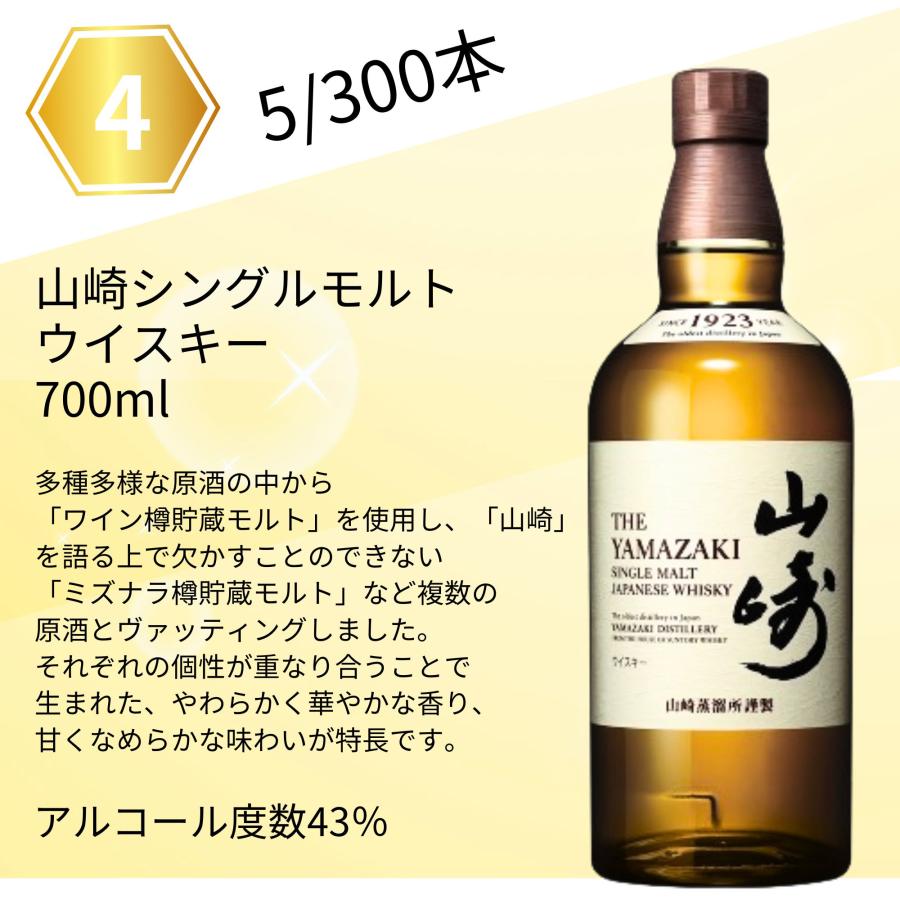 第6弾】【ウイスキーくじ300本限定】山崎18年 山崎12年 白州12年 第6弾】【ウイスキーくじ300本限定】山崎18年 山崎12年 白州12年