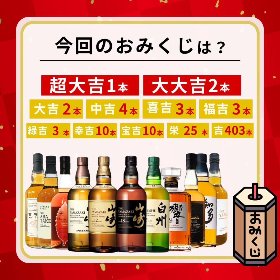4/23販売開始/【第52弾】【ウイスキーみくじ 466口限定】山崎18 4/23販売開始/【第52弾】【ウイスキーみくじ 466口限定】山崎18