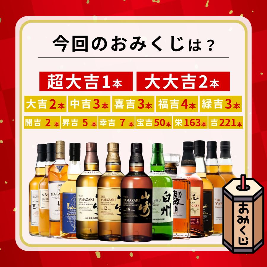 6/22販売開始／【第137弾】【ウイスキーみくじ 466口限定】山崎18年