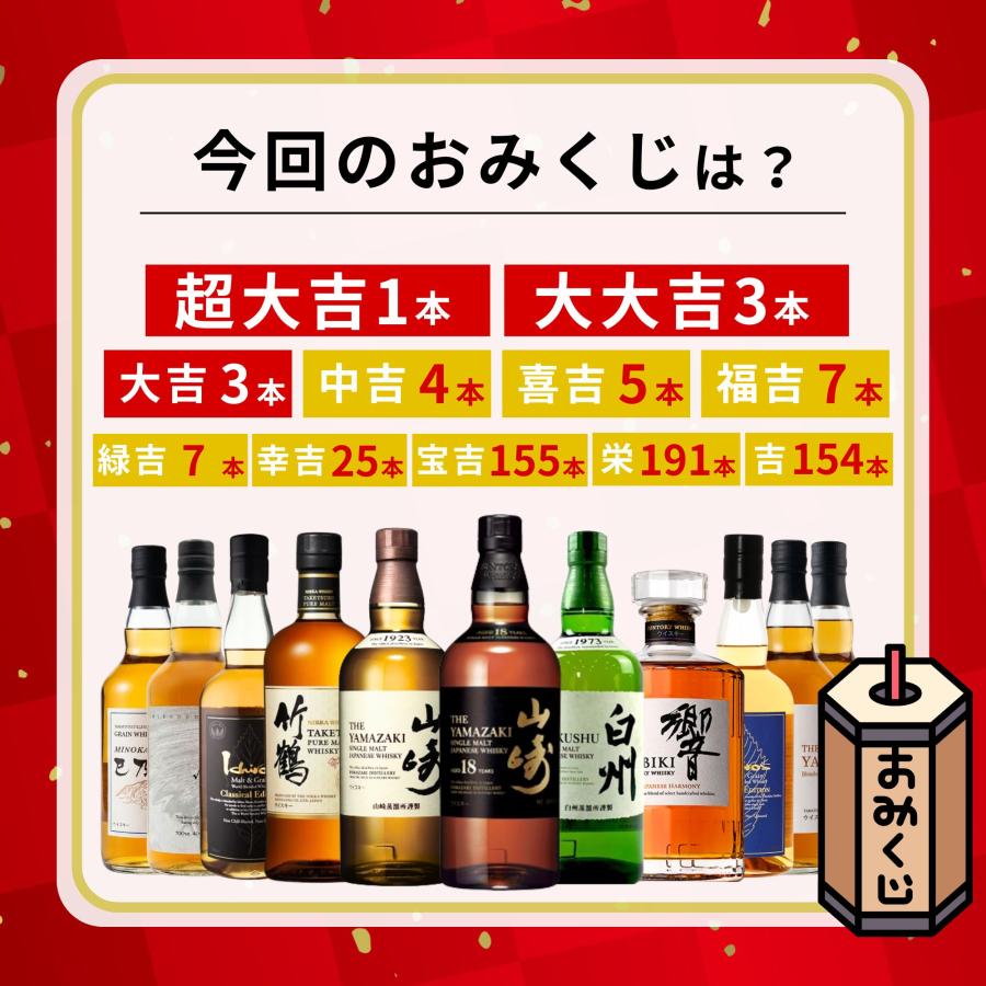 予約販売開始》【父の日 感謝みくじ】6/21お届け【555口限定】山崎18年