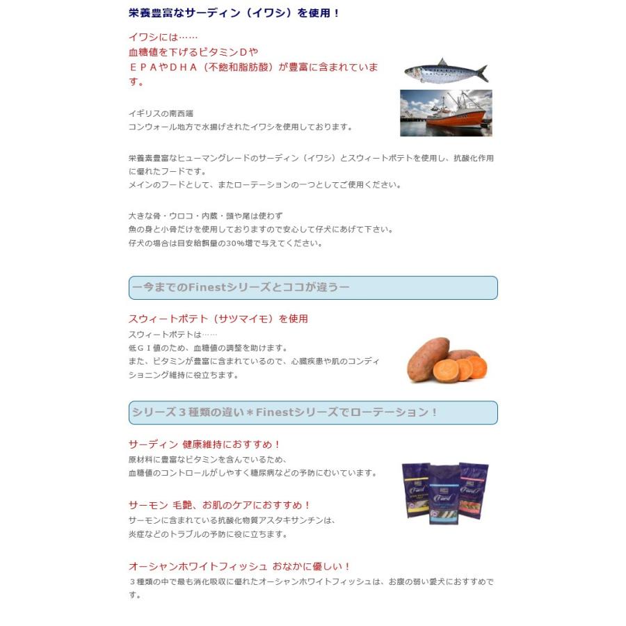フィッシュ4 ドッグフード フィッシュ4ドッグ ファイネスト サーディン