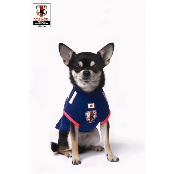 送料185円〜サッカー日本代表チームモデル ドッグTシャツ SS : 犬用品
