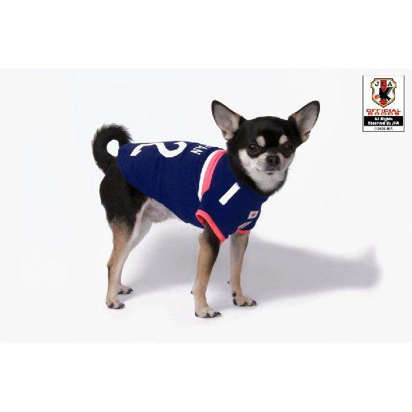 送料185円〜サッカー日本代表チームモデル ドッグTシャツ SS : 犬用品