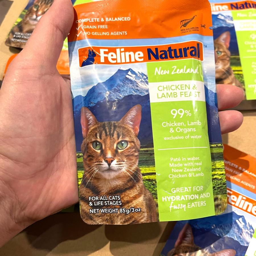 フィーラインナチュラル プレミアムパウチ 85g×36袋（3種 各12袋 猫用