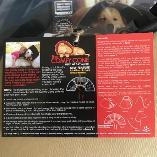 THE COMFY CONE コンフィーコーン XL 犬用 折り曲げられるエリザベスカラー bty016ドッグヒルズYahoo!店