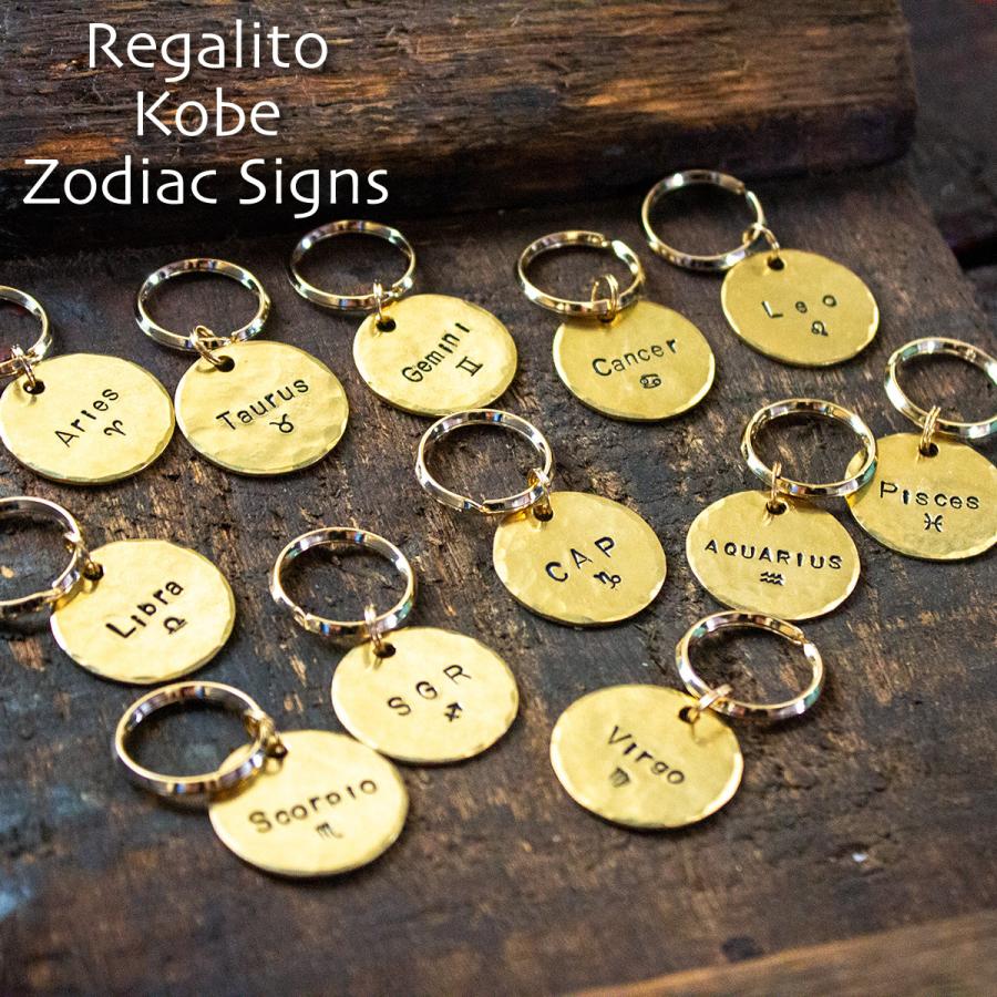 12星座が選べる迷子札 ※星やハートマークも選べます サークル・プレート（コイン形）真鍮製 日本製 犬猫用 おしゃれ 名札 首輪 チョーカー 両面刻印  : ドッグレーベル - 通販 - Yahoo!ショッピング