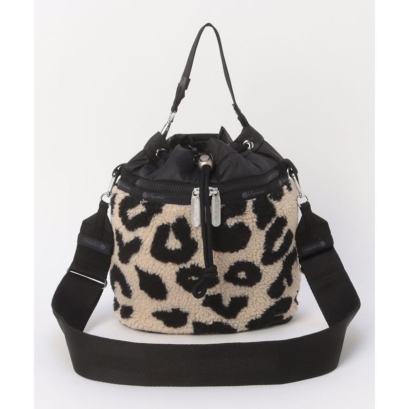 レスポートサック ショルダーバッグ ボア生地 レオパードシェルパ 2way レスポートサック ショルダーバッグ ボア生地 レオパードシェルパ 2way