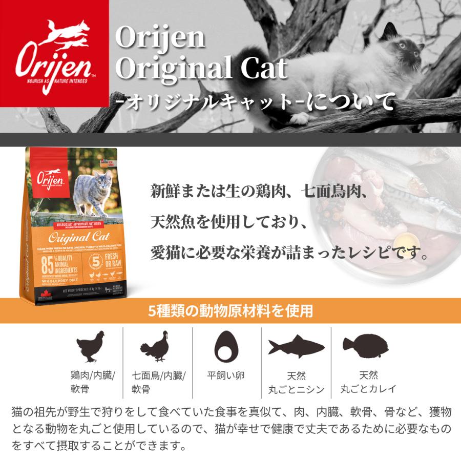 オリジン　キャットフード　original cat 1.８キロ×2袋