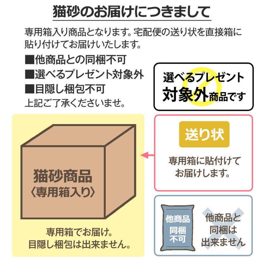 猫砂 常陸化工 トイレに流せる木製猫砂 6L×6袋  配送会社指定不可 選べるプレゼント対象外 他商品同梱不可 ねこ砂 ネコ砂｜dogparadise-2｜03