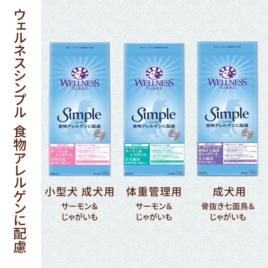 (選べる2つのおまけ付き)ウェルネスシンプル 全犬種用 成犬用 (1歳以上) 骨抜き七面鳥＆じゃがいも 1.8kg×2袋 成犬 ターキー ドッグ グレインフリー 穀物不使用｜dogparadise-2｜04