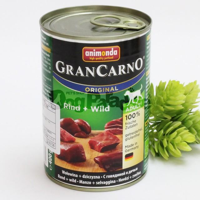 アニモンダ ドッグフード グランカルノ ウェットフード アダルト 牛肉と野鳥獣 400g 順次パッケージ変更 犬 缶詰 ドッグパラダイスぷらすニャン 通販 Paypayモール