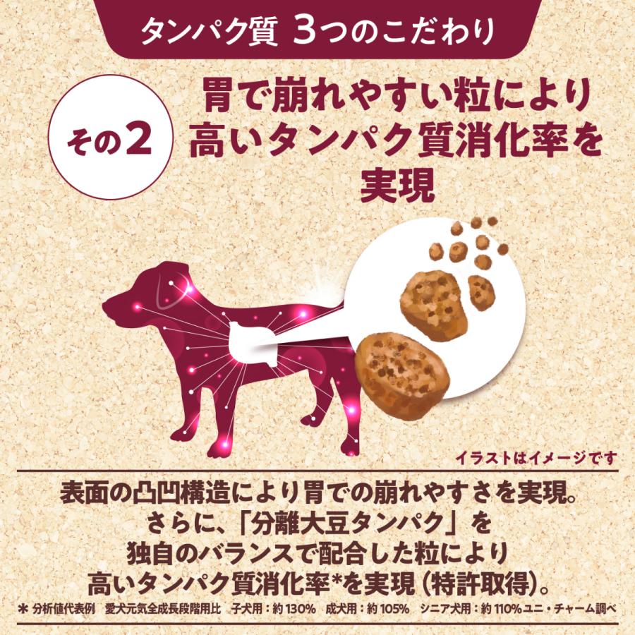 (選べるプレゼント付き) フィジカライフ Physicalife シニア犬用 チキン＆大豆入り 2kg（500g×4袋の便利な小分け） ユニチャーム ユニ・チャーム 総合栄養食｜dogparadise｜10