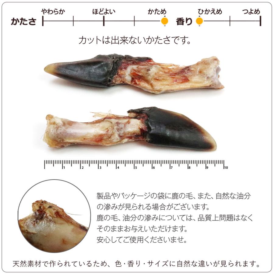 犬 おやつ 無添加 国産 がんこおやじのおやつ亭 デンタルチュー・鹿ひづめ 2本 歯磨き 歯石 ガム 歯みがき デンタルケア｜dogparadise｜03