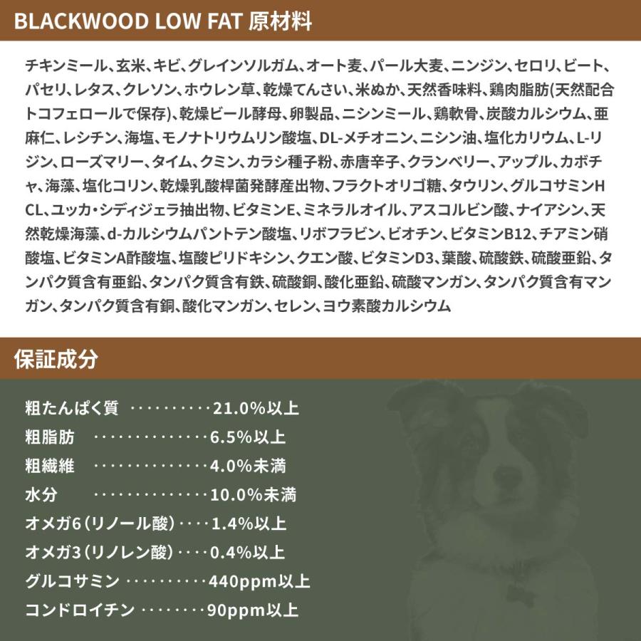 ブラックウッド ドッグフード ロウファット チキン 20kg ＋国産無添加