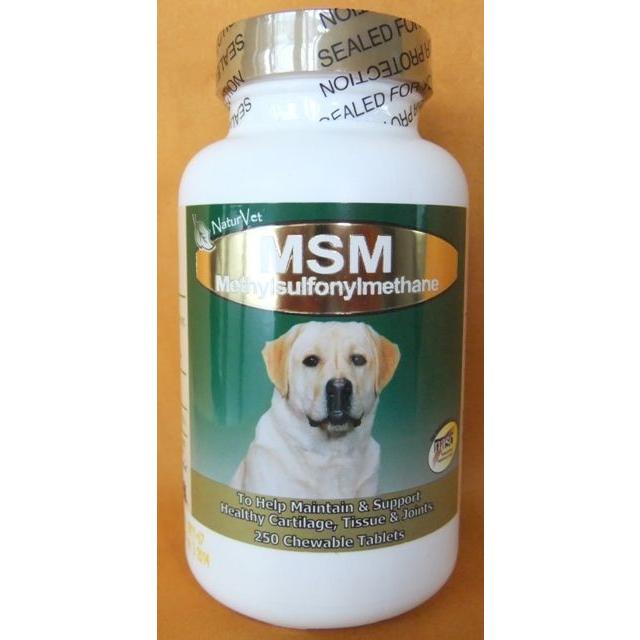 ネイチャーベット]MSM（250錠） 犬用サプリメント メチルスルフォニル