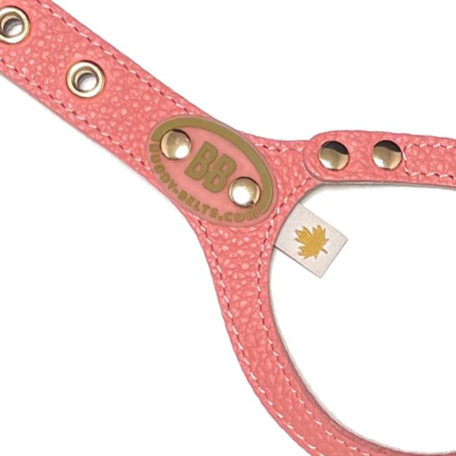 バディーベルト ハーネス 3号 Coral Dream コーラルドリーム 小型犬 ペット レザー 本革 BUDDYBELT バディベルト 犬用 胴輪の画像